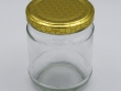 Glass honey jar 250 gr capacity with twist-off cap