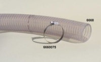 Trasparent, food-grade plastic pipe Ø 60mm (price per meter)