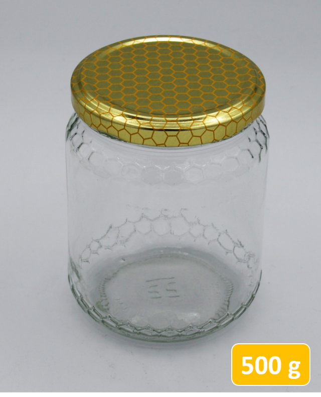 500 ml Bottiglie di Vetro Nocturne HGK con tappo in PE – glasfactory